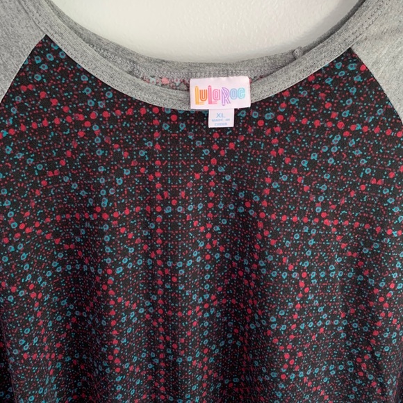 Lularoe Randy raglan tee - Picture 2 of 4